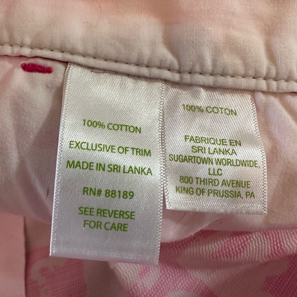 Lilly Pulitzer Pink Elephant Print Shorts - Picture 7 of 7